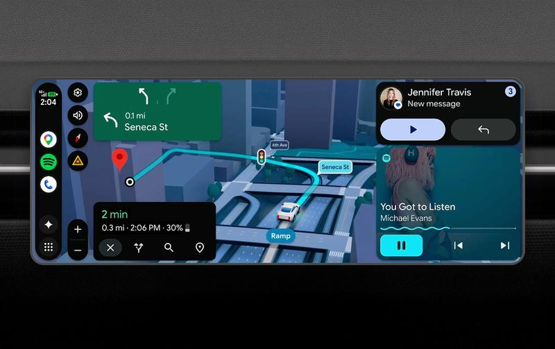 Android Auto w samochodzie