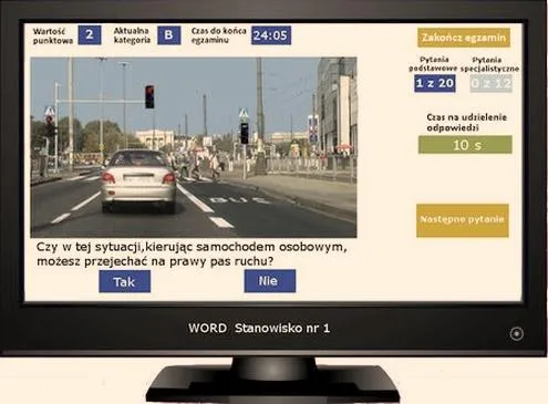 Egzamin teoretyczny na prawo jazdy