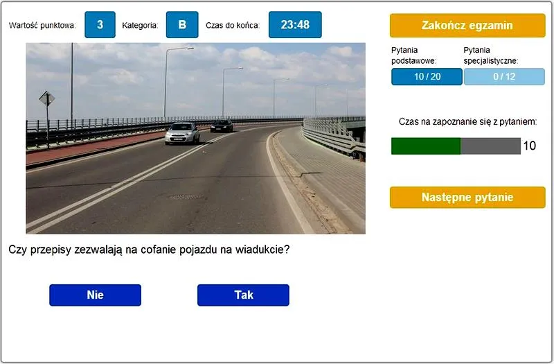 Egzamin wewnętrzny na prawo jazdy