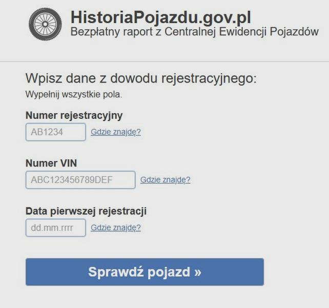 Historia serwisowa samochodu