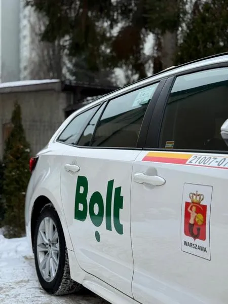 Kierowca Bolt w Polsce