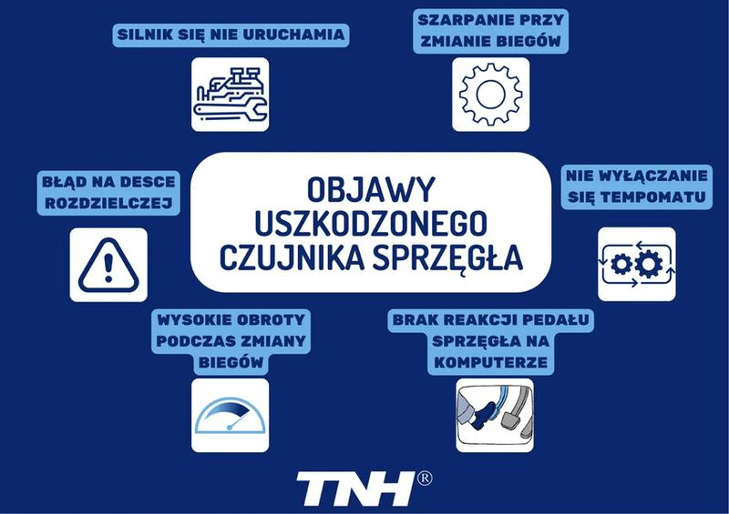 Objawy uszkodzenia czujnika sprzęgła