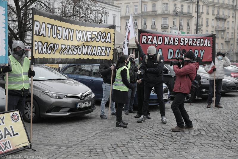 Strajk taxi