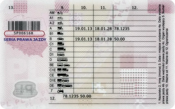 Wymagania do kursu na prawo jazdy